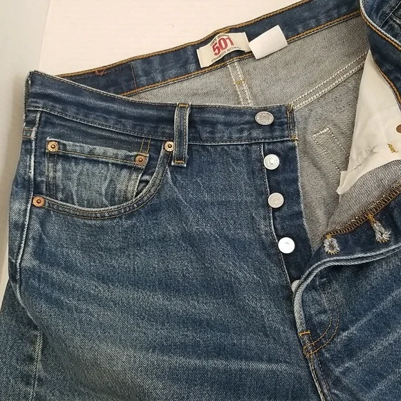 Levi's 501 XX Vintage Denim Jeans Button Fly 100% Cotton Size 33X32 - Picture 7 of 12